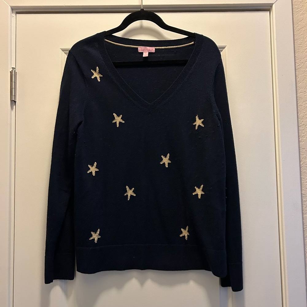 Lilly Pulitzer Navy Sweater